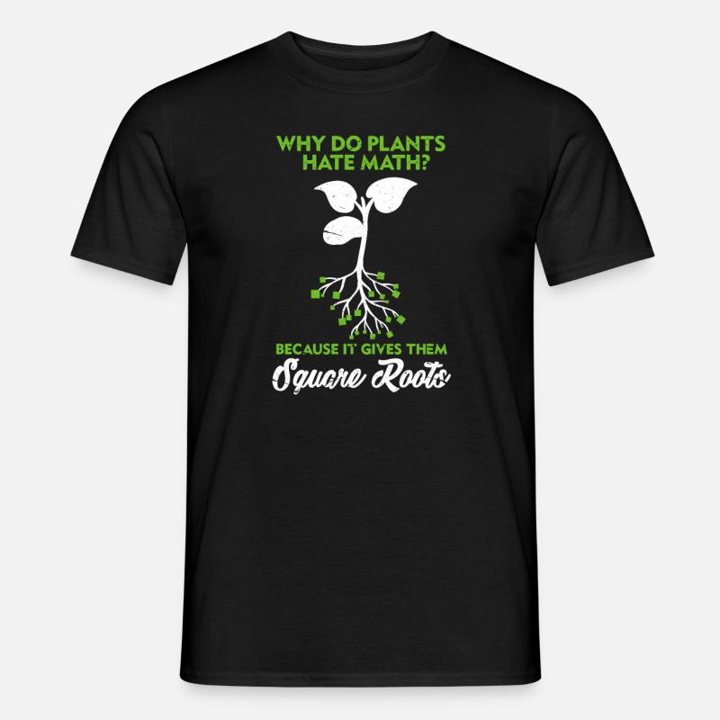 Mathe - Männer T-Shirt - Schwarz