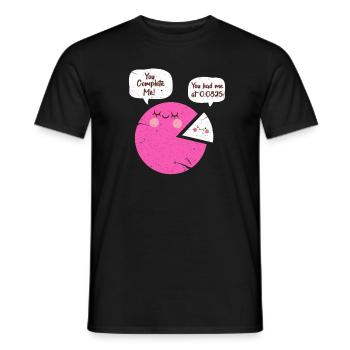 Math geometry math mathematician gift - Men's T-Shirt - black - Front - AI Model Male 178 light (178cm)