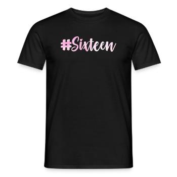16. Geburtstag - Männer T-Shirt - Schwarz - Vorne - AI Model Male 178 light (178cm)