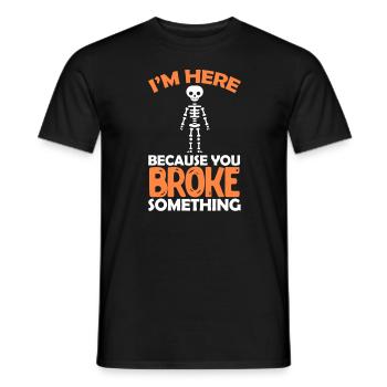 surgeon - Men's T-Shirt - black - Front - AI Model Male 178 light (178cm)