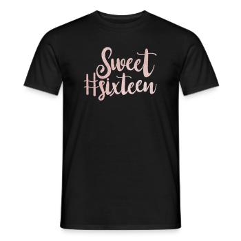 Seize doux - T-shirt homme - noir - Devant - AI Model Male 178 light (178cm)