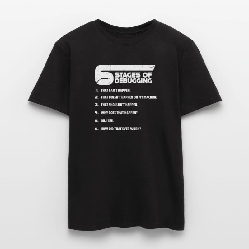 Programmierer Programmieren Fehlerbehebung Coder Männer T-Shirt