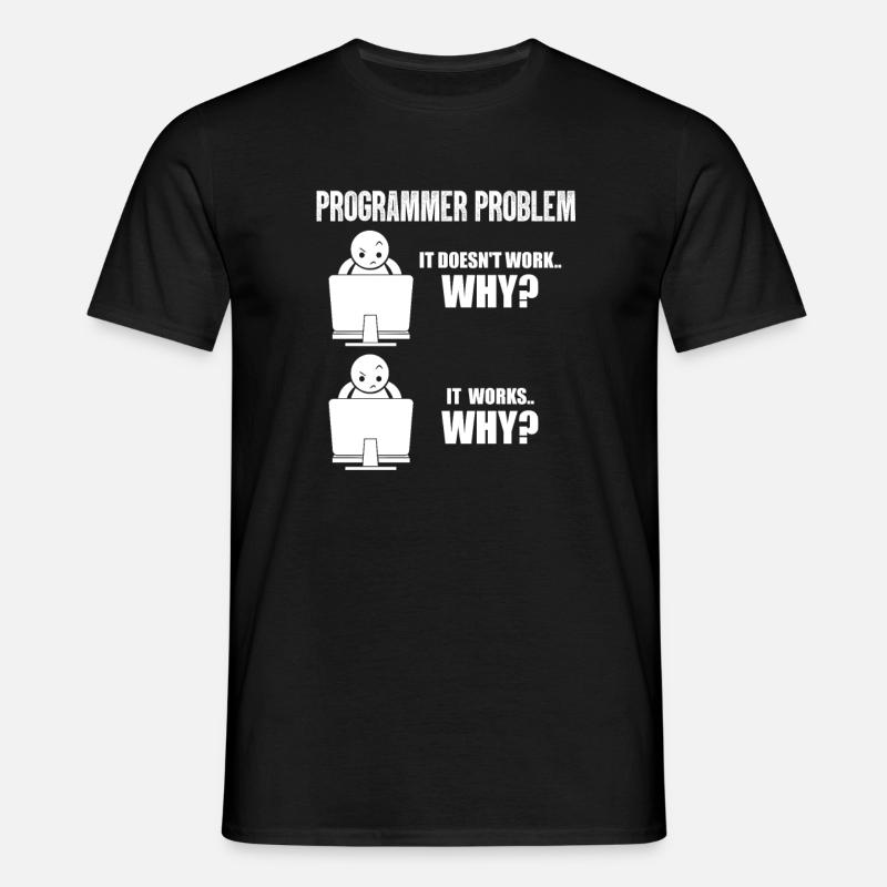 programmer - Men's T-Shirt - black