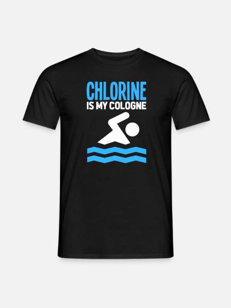 natation - T-shirt homme - noir