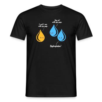 science - T-shirt homme - noir - Devant - AI Model Male 178 light (178cm)