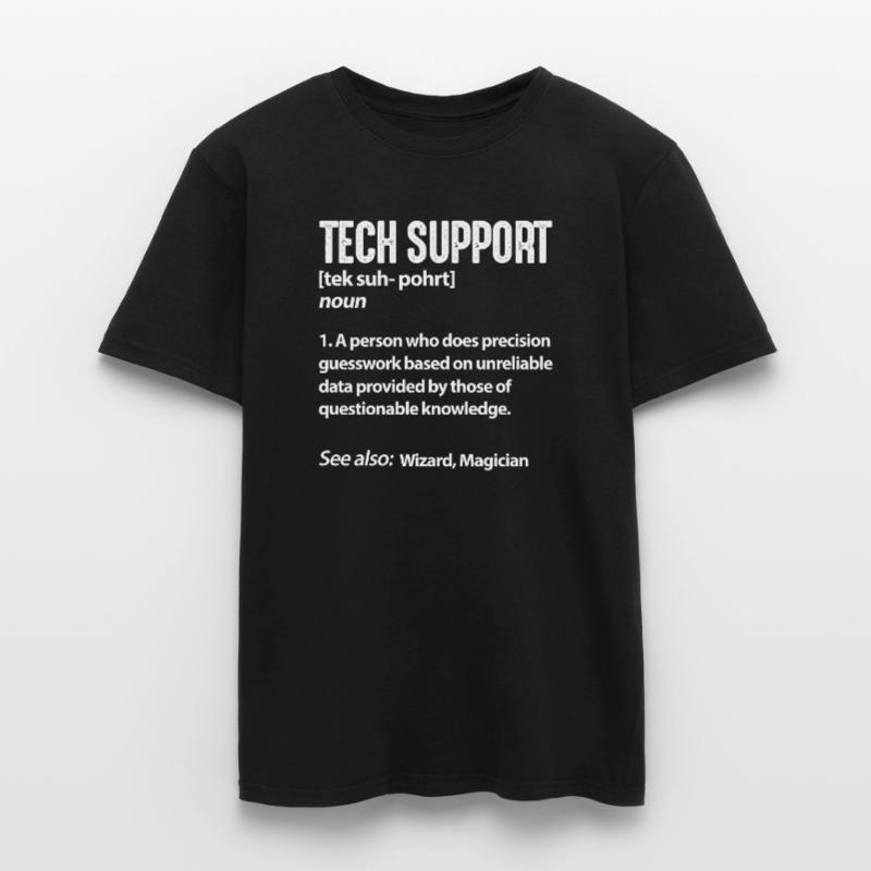 Technischer Support Computer IT Programmierer Männer T-Shirt