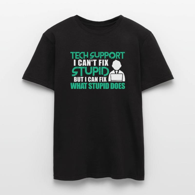 Technischer Support Computer IT Programmierer Männer T-Shirt
