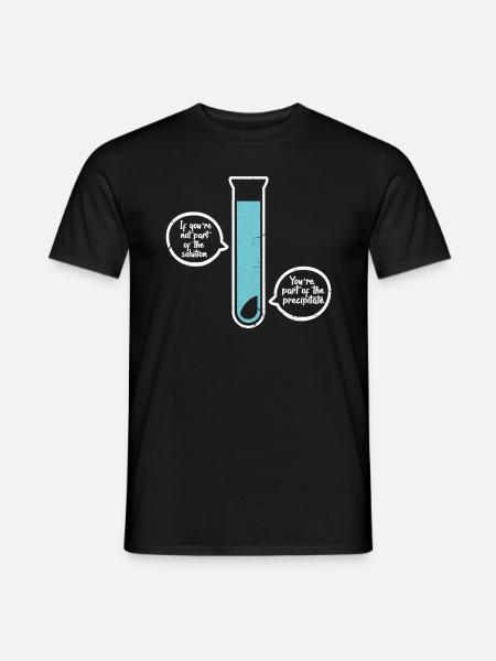 Chemistry science physics science laboratory gift - Men's T-Shirt - black