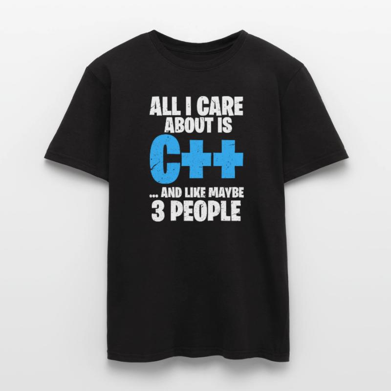 Programmierer C++ Code Coder Programmieren Männer T-Shirt