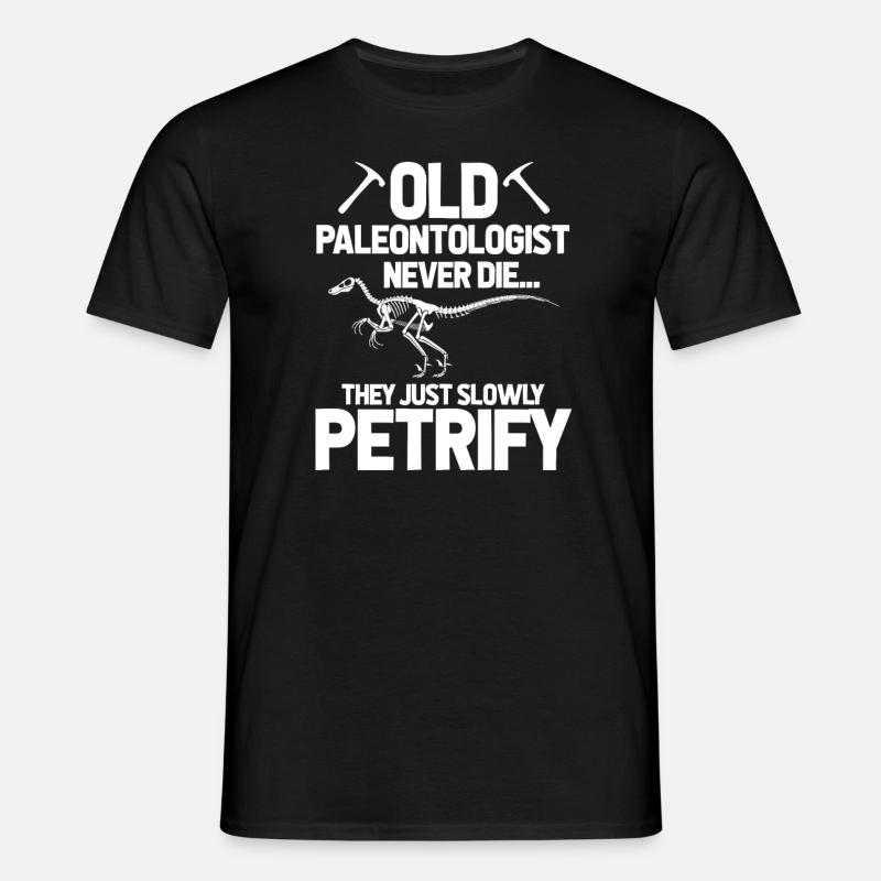 paleontology - Men's T-Shirt - black