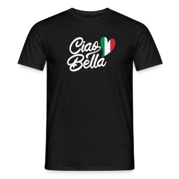 Italian Italy Italian Italia Gift - Men's T-Shirt - black - Front - AI Model Male 178 light (178cm)