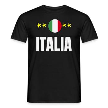 Italia Love Country Love Gift Idea Cool Design - Männer T-Shirt - Schwarz - Vorne - AI Model Male 178 light (178cm)