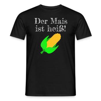 Mais Häckseln Landwirt Bauer Ernte Corn harvest - Männer T-Shirt - Schwarz - Vorne - AI Model Male 178 light (178cm)