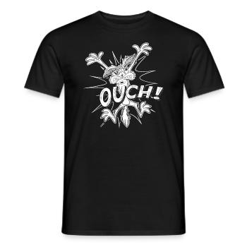 Looney Tunes Wile E. Coyote Ouch! - Men's T-Shirt - black - Front - AI Model Male 178 light (178cm)