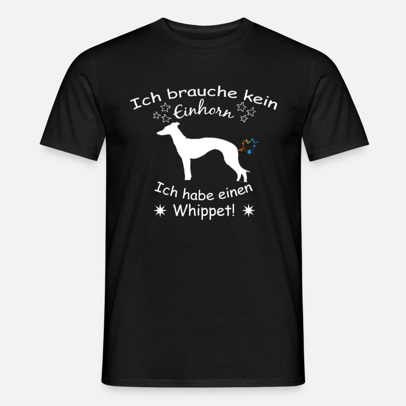 Whippet - Whippet Hund - Männer T-Shirt - Schwarz