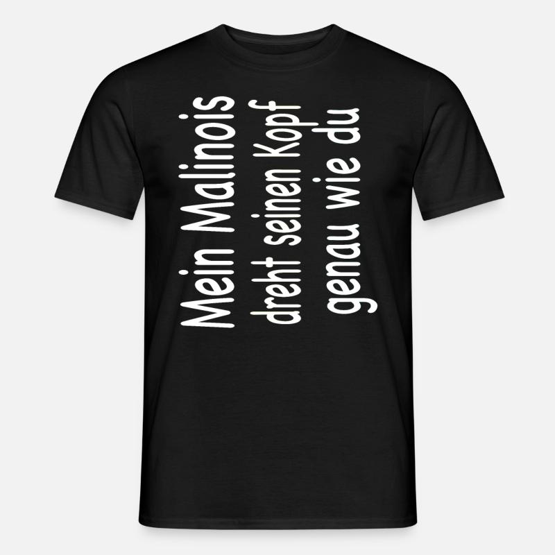 Malinois - Malinois Geschenkidee - Männer T-Shirt - Schwarz
