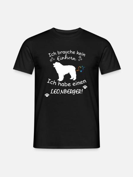 Leonberger Hund - Leonberger - Männer T-Shirt - Schwarz