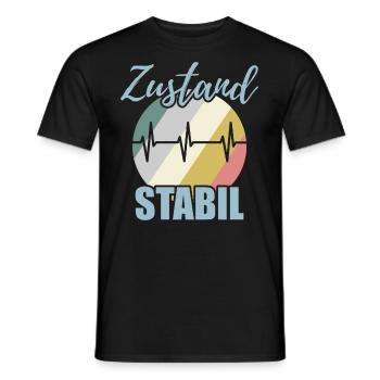 Krankenhaus Spruch - Männer T-Shirt - Schwarz - Vorne - AI Model Male 178 light (178cm)