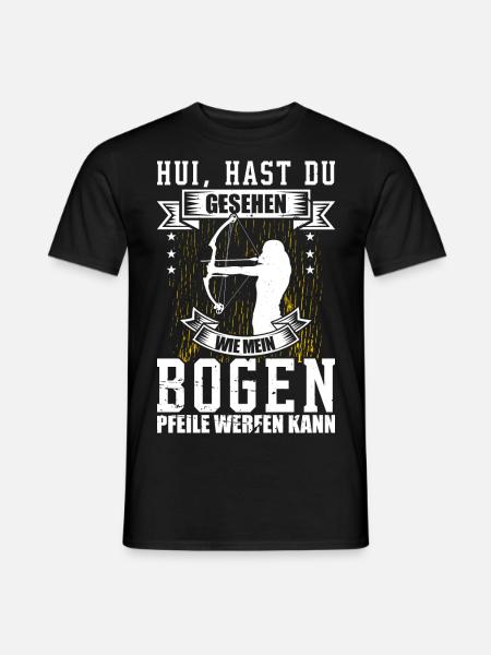 Bogenschießen Bogensport Pfeil Und Bogen Bogen - Männer T-Shirt - Schwarz