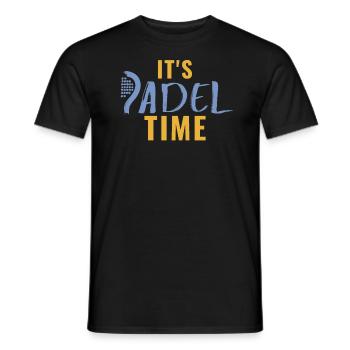 Son temps de Padel Padel Raquette Padel - T-shirt homme - noir - Devant - AI Model Male 178 light (178cm)