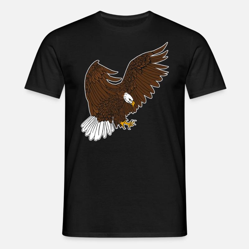 Bald Eagle - Men's T-Shirt - black