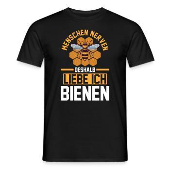 Imker Honig Bienen - Männer T-Shirt - Schwarz - Vorne - AI Model Male 178 light (178cm)