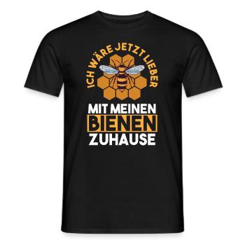 Imker Honig Bienen - Männer T-Shirt - Schwarz - Vorne - AI Model Male 178 light (178cm)
