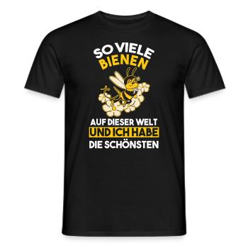 Imker Honig Bienen - Männer T-Shirt - Schwarz - Vorne - AI Model Male 178 light (178cm)