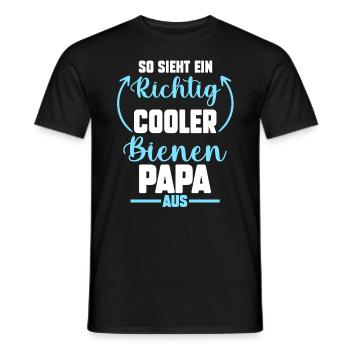 Imker Vater Papa Imkerei Biene Bienen - Männer T-Shirt - Schwarz - Vorne - AI Model Male 178 light (178cm)