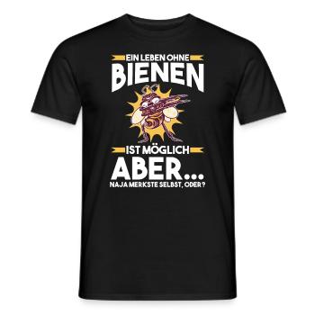 Imker Imkerei Biene Bienen - Männer T-Shirt - Schwarz - Vorne - AI Model Male 178 light (178cm)