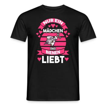 Imker Biene Bienen - Männer T-Shirt - Schwarz - Vorne - AI Model Male 178 light (178cm)