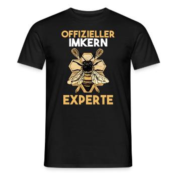Biene Bienen Imkerei Honig Imker - Männer T-Shirt - Schwarz - Vorne - AI Model Male 178 light (178cm)