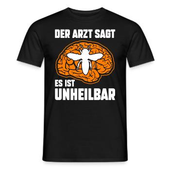 Biene Bienen Imkerei Honig Imker - Männer T-Shirt - Schwarz - Vorne - AI Model Male 178 light (178cm)