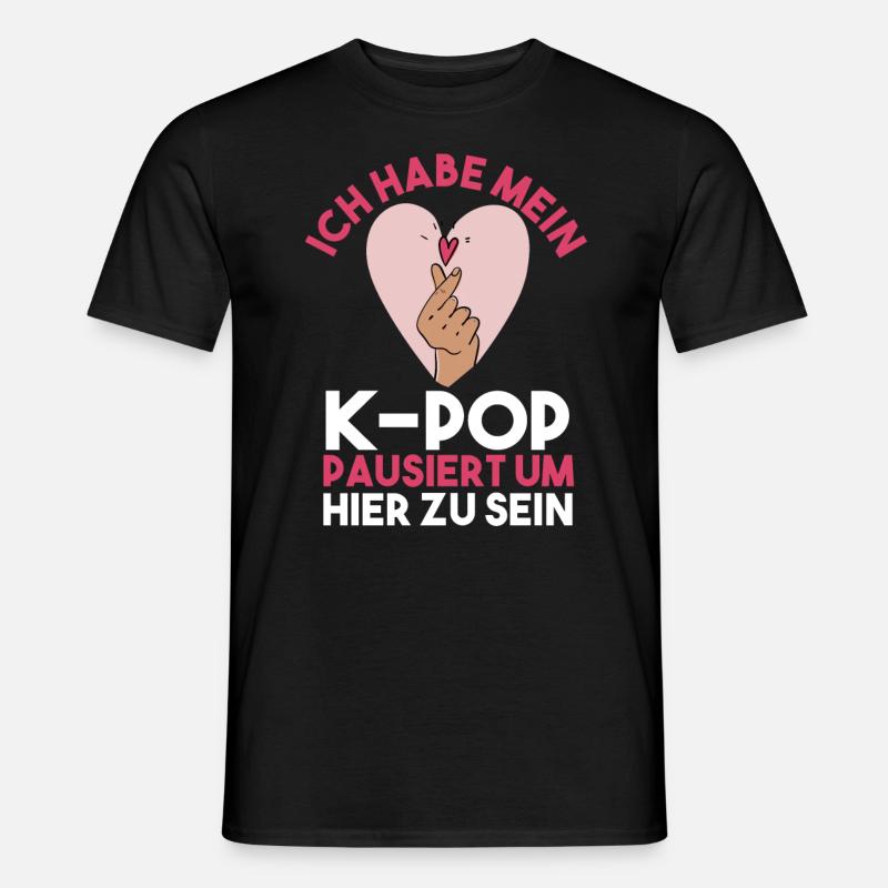K-pop - Männer T-Shirt - Schwarz
