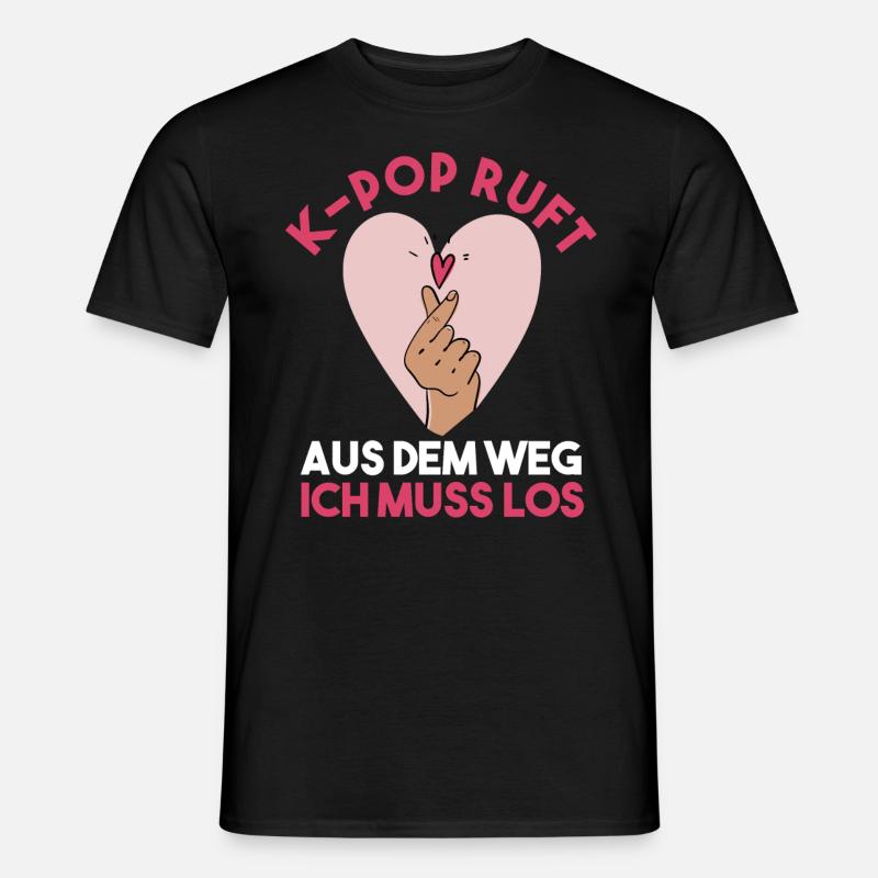 K-pop - Männer T-Shirt - Schwarz