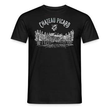 Star Trek Picard Chateau Picard - Männer T-Shirt - Schwarz - Vorne - AI Model Male 178 light (178cm)