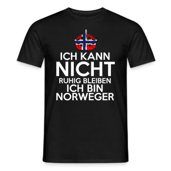 Skandinavien Norwegen Norweger Norwegisch - Männer T-Shirt - Schwarz - Vorne - AI Model Male 178 light (178cm)