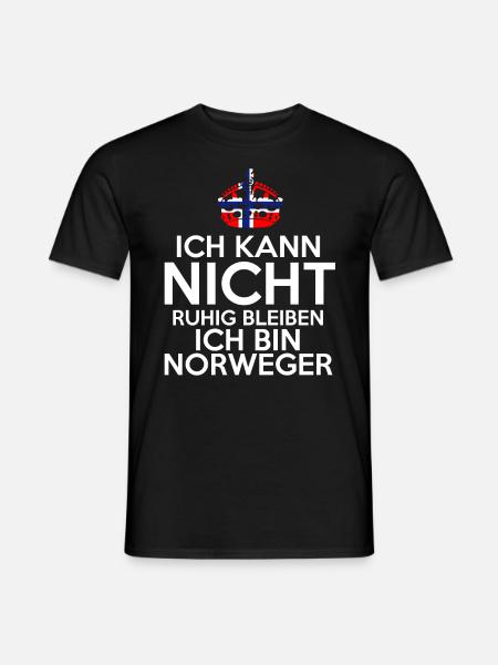 Skandinavien Norwegen Norweger Norwegisch - Männer T-Shirt - Schwarz