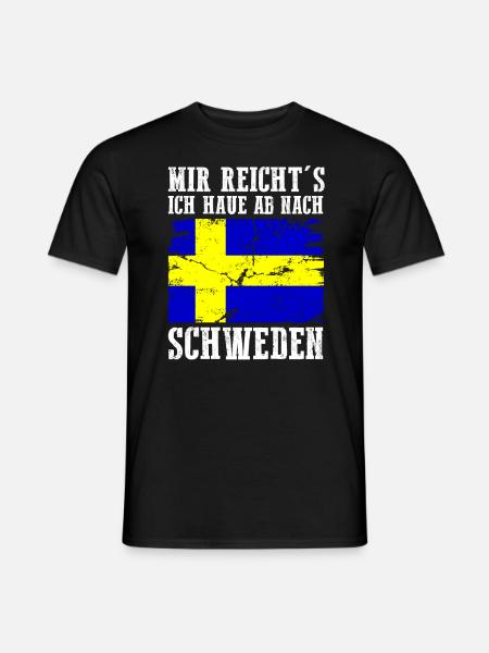 Skandinavien Schweden Schwede Schwedisch - Männer T-Shirt - Schwarz