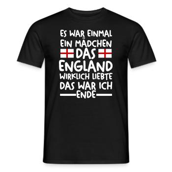 England Engländer Englisches - Männer T-Shirt - Schwarz - Vorne - AI Model Male 178 light (178cm)