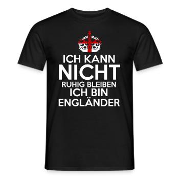 England Engländer Englisches - Männer T-Shirt - Schwarz - Vorne - AI Model Male 178 light (178cm)