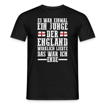 England Engländer Englisches - Männer T-Shirt - Schwarz - Vorne - AI Model Male 178 light (178cm)