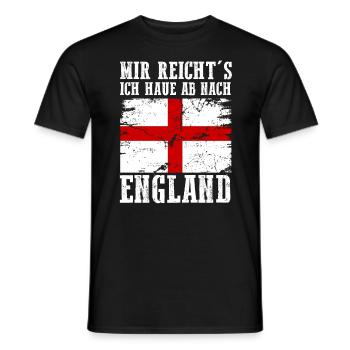 England Engländer Englisches - Männer T-Shirt - Schwarz - Vorne - AI Model Male 178 light (178cm)