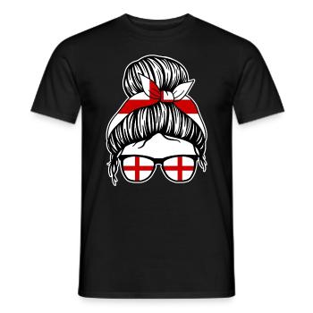 Engländer Englisches England - Männer T-Shirt - Schwarz - Vorne - AI Model Male 178 light (178cm)