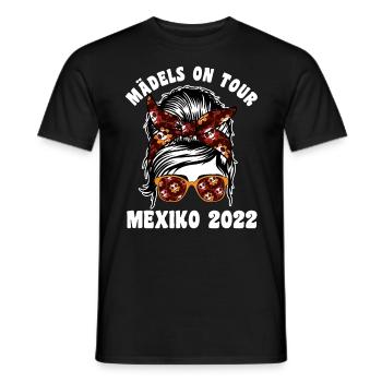 Mädels on Tour Mexiko 2022 - Männer T-Shirt - Schwarz - Vorne - AI Model Male 178 light (178cm)