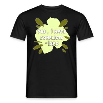 ISFJ mbti stereotypes - Men's T-Shirt - black - Front - AI Model Male 178 light (178cm)