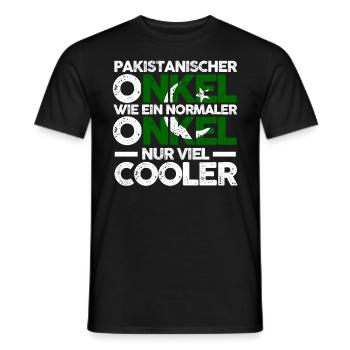 Pakistaner Onkel Pakistan - Männer T-Shirt - Schwarz - Vorne - AI Model Male 178 light (178cm)