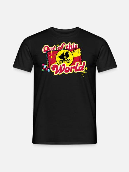 E.T. L'Extra-Terrestre Out Of This World - T-shirt homme - noir