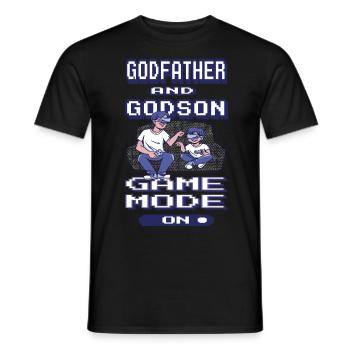 Gentlemen Godfather Godfather Sponsorship Uncle Godchild - Men's T-Shirt - black - Front - AI Model Male 178 light (178cm)