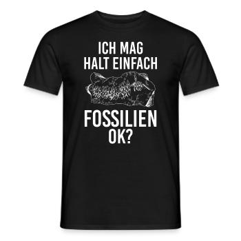 Geologie Geologe Fossiliensammler Paläontologie - Männer T-Shirt - Schwarz - Vorne - AI Model Male 178 light (178cm)